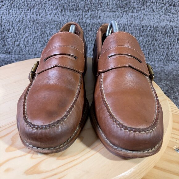 Bass Weejuns Penny Loafer Wesley Mens Size 10.5 Brown Slip On Buckle Casual Shoe main image 8